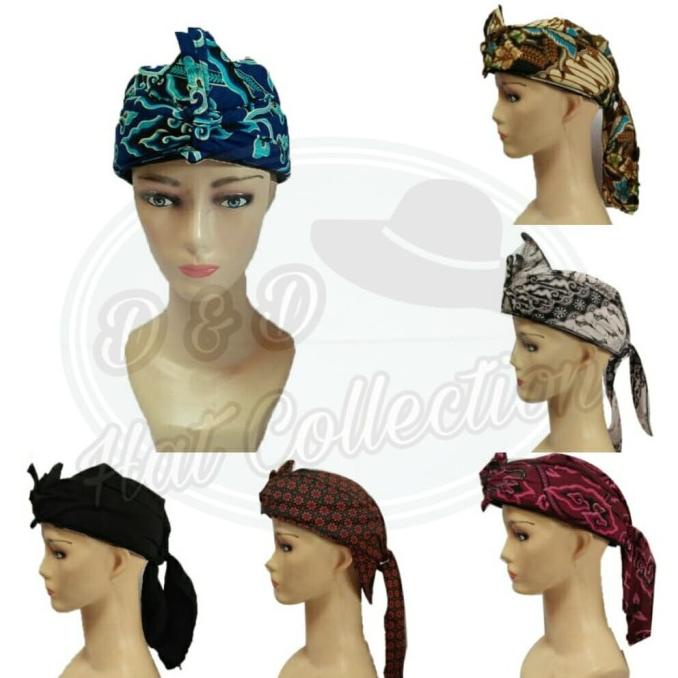 [[COD]] Iket Sunda Praktis Full Tutup Kepala / Totopong / Udeng Batik TERUJI Kode 463