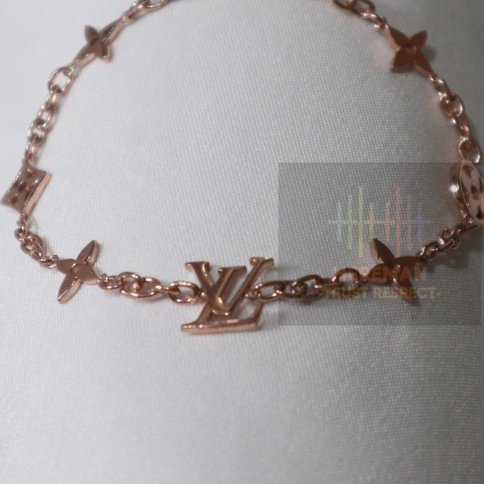 Gelang Lachesis Emas Asli Rose Gold Kadar 17K 750