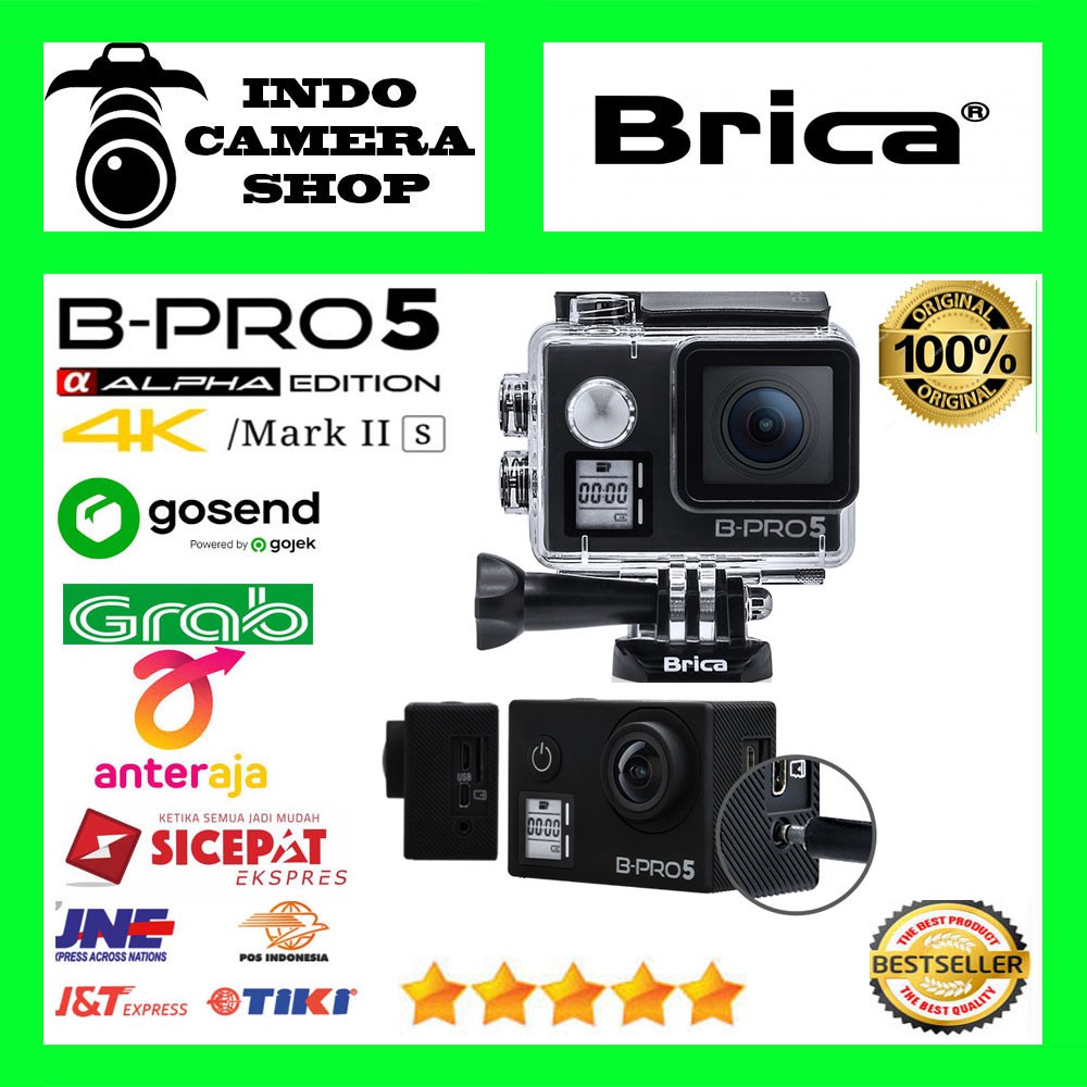 PROMO BRICA BPRO 5 BPRO5 ALPHA EDITION MARK 2S AE2S 4K - HITAM - RESMI