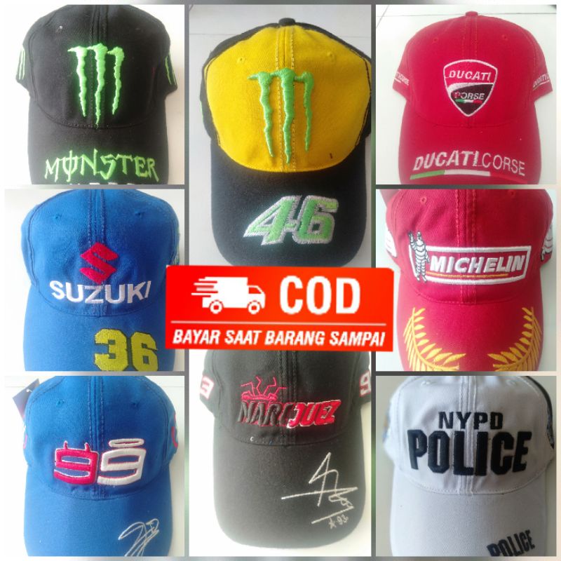 Topi Racing Topi MotoGp Topi Rossi Topi sport Topi Unisex