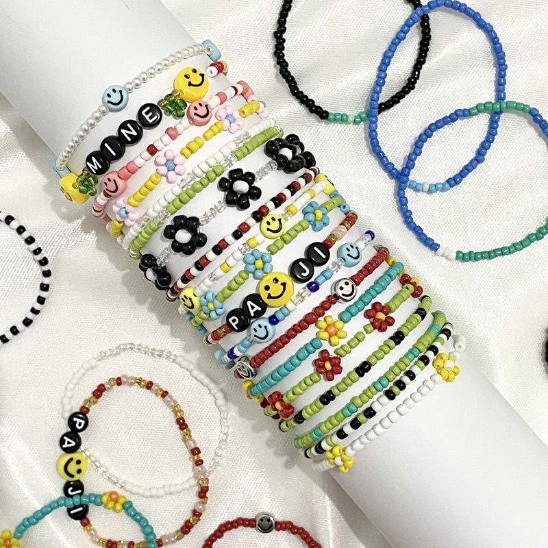 [PART 2] Bracelet beads / gelang manik kpop TREASURE JIHOON YOSHI MASHIHO YEDAM DOYOUNG JEONGWOO HAR