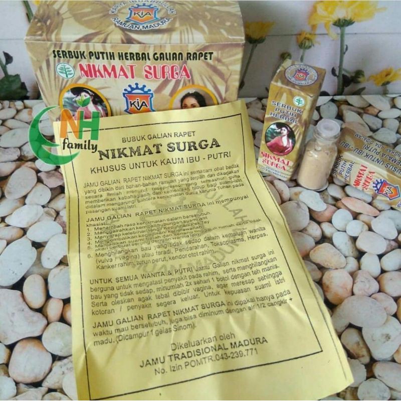 JAMU GALIAN RAPET _ SERBUK NIKMAT SURGA - JAMU MADURA PERAPAT MISS V