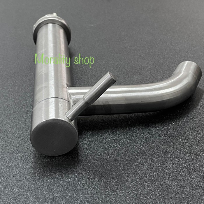 Kran Air Wastafel Stainless 304 Engkol A5114- Keran washtafel cuci tangan stenlis J19