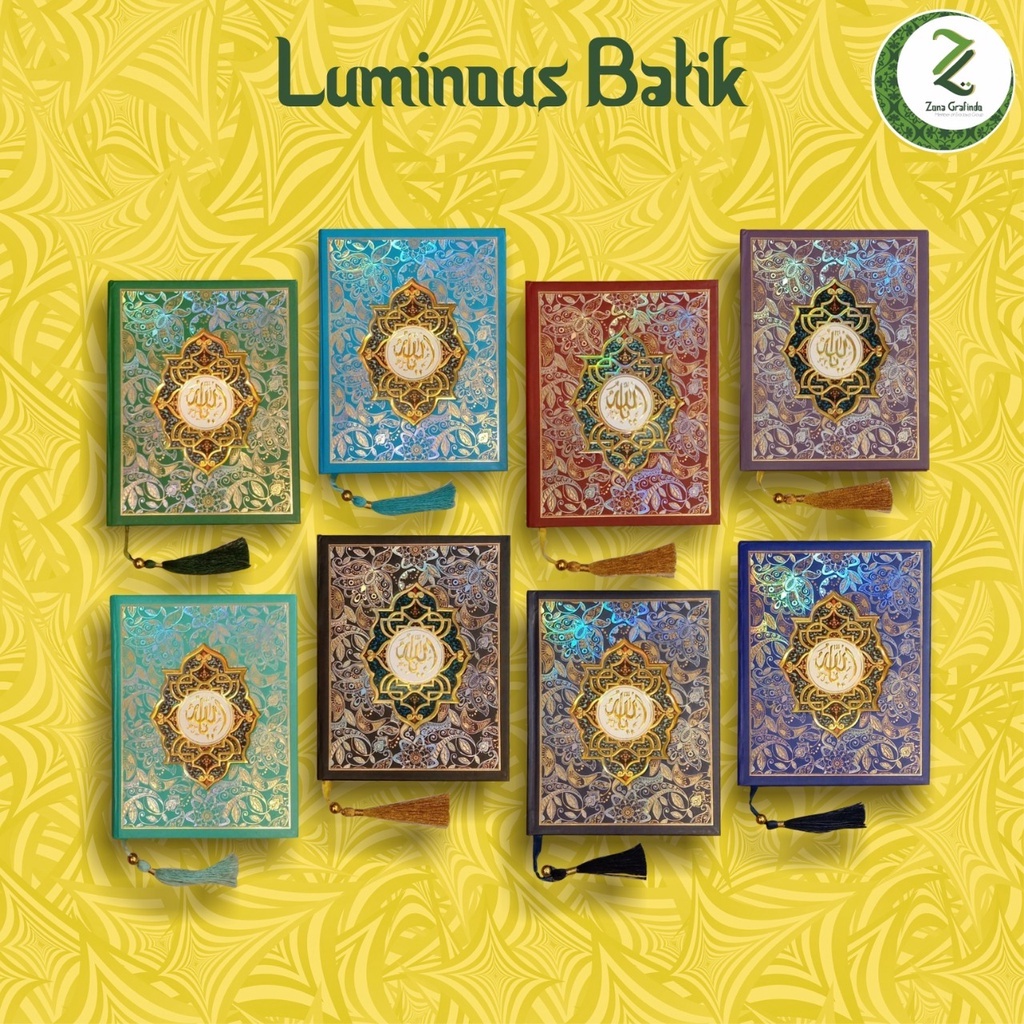 Cetak Buku Yasin Dan Tahlil Hard Cover "Luminous Batik"