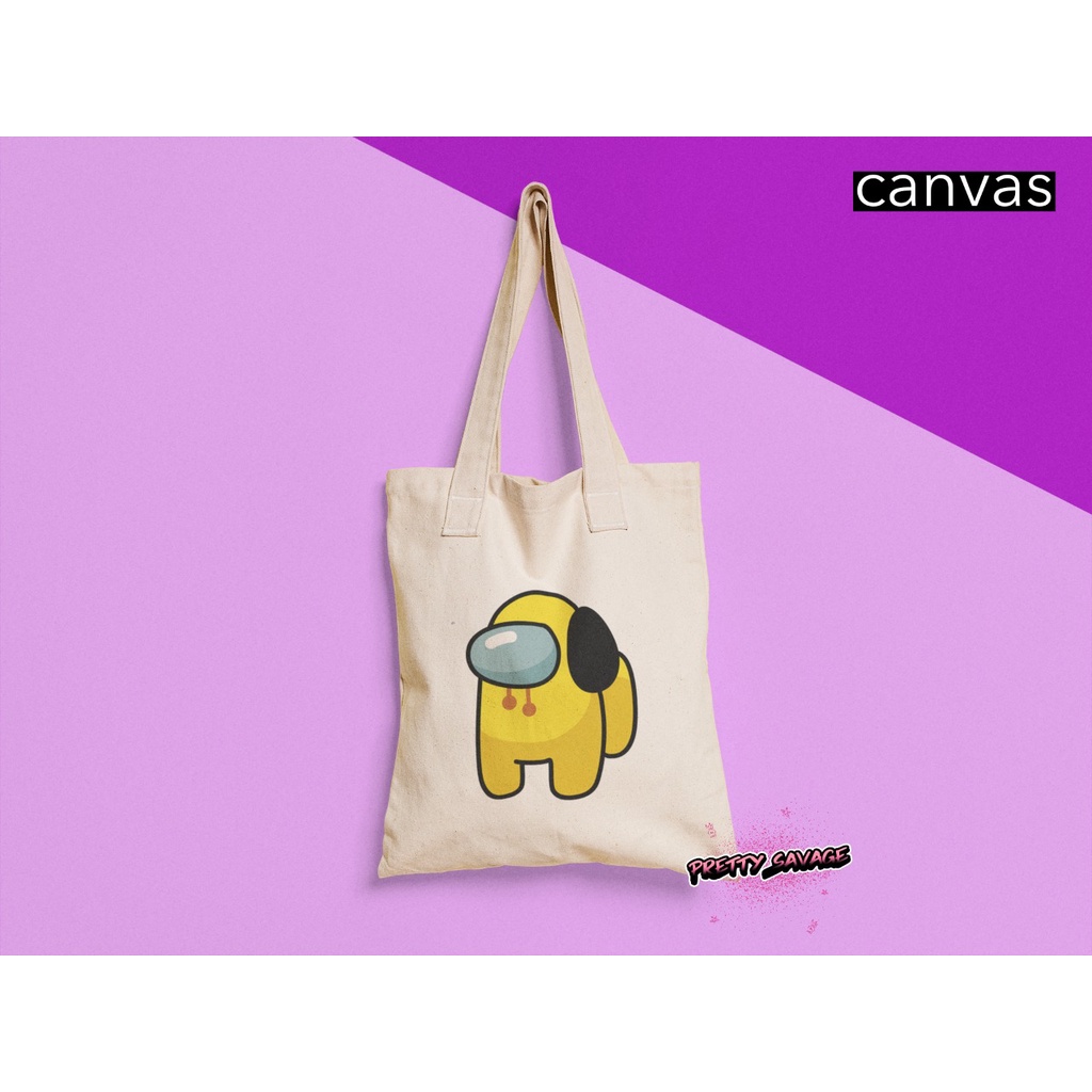 Tote bag BT Dua Satu Impostor Canvas Blacu