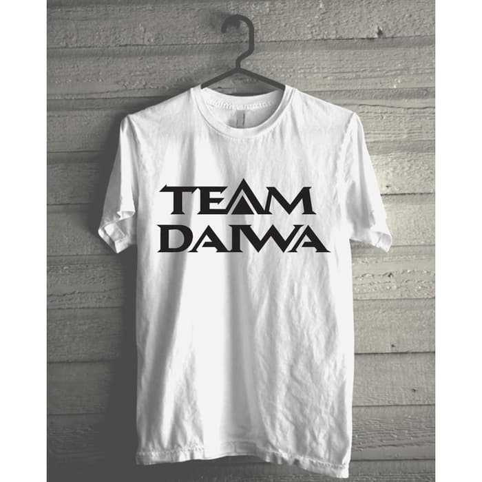 Kaos Baju Combed 30S Distro TEAM DAiWA MANCiNG polos custom pancing