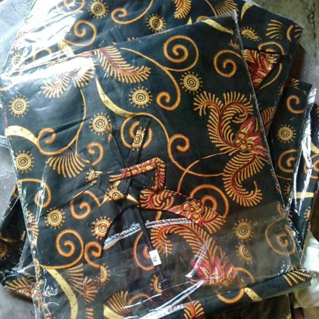 Maura Couple - Sania Ruffle Batik Couple Baju Couple Kondangan Modern Murah Ready Gamis Jumbo