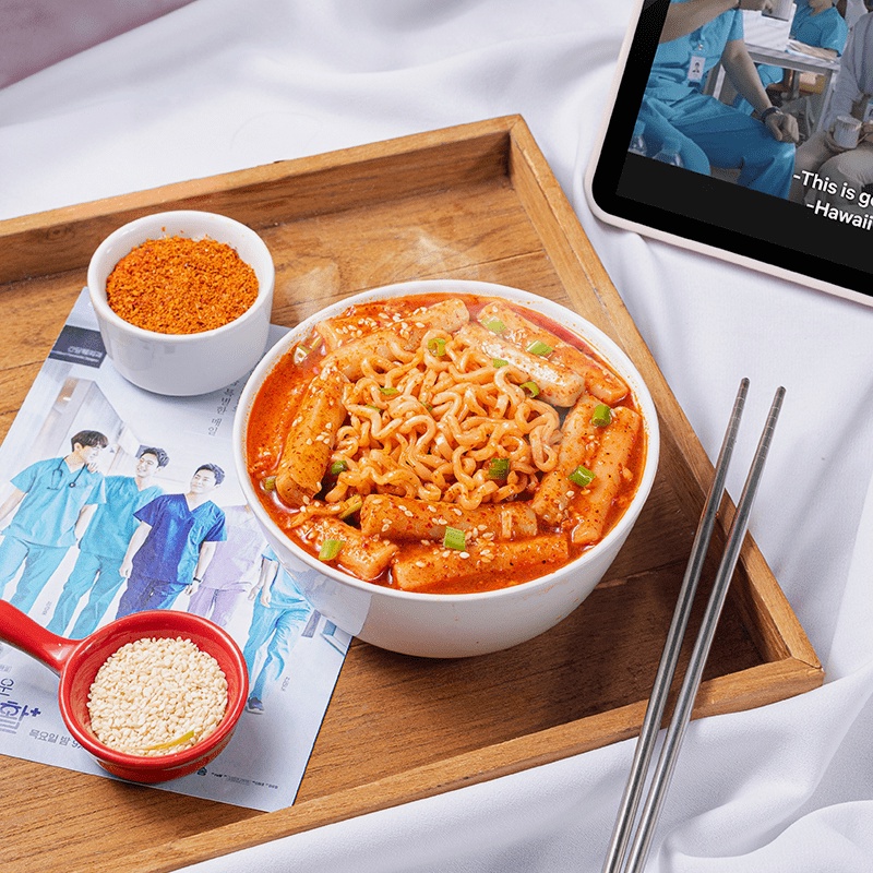 Koreakeun Topokki Rabokki Paket Bestie Happy Makanan Korea Halal Ter Worth It