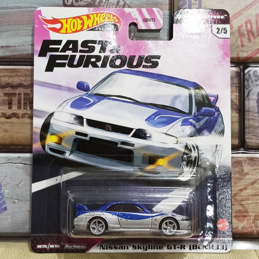 Hot Wheels Real Rider Car Culture Fast Furious Quick Shifters Honda NSX Corvette Skyline R33 S2000