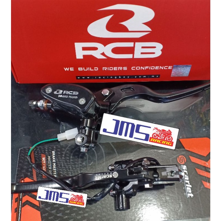 master rem rcb oval plus handle kiri kopling scarlet set all motor aerox lexi beat vario mio fu mx