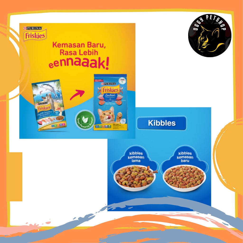 FRISKIES ADULT Makanan Kucing Dewasa Friskies Kemasan Makanan Kucing Freshpack 1,1kg