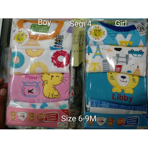 Jumper Libby Segi empat 4 Pakaian Bayi Libby