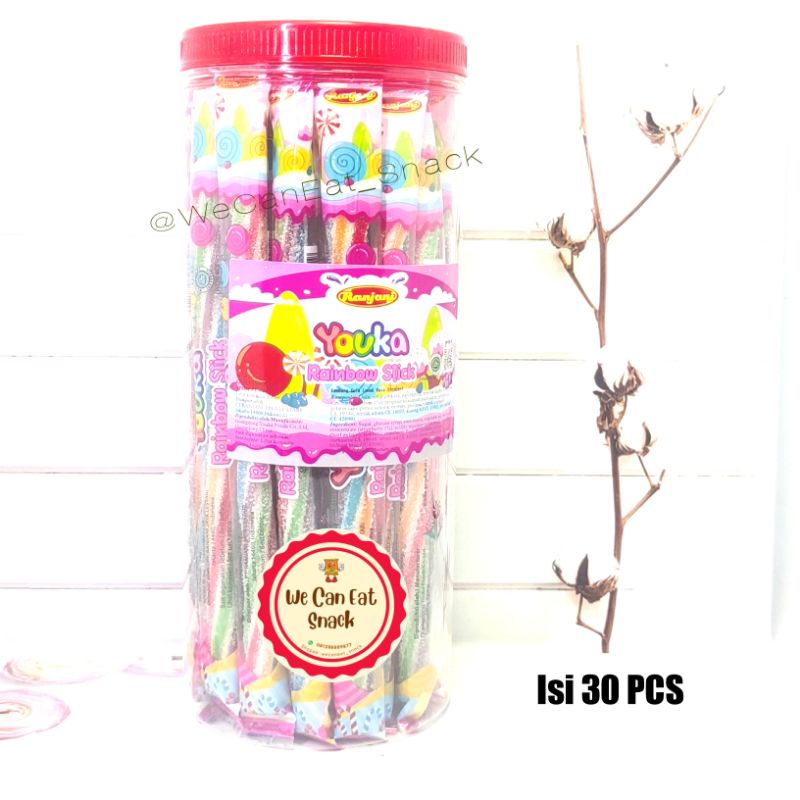 

Permen Youka Rainbow Stick (1 Pack isi 30)