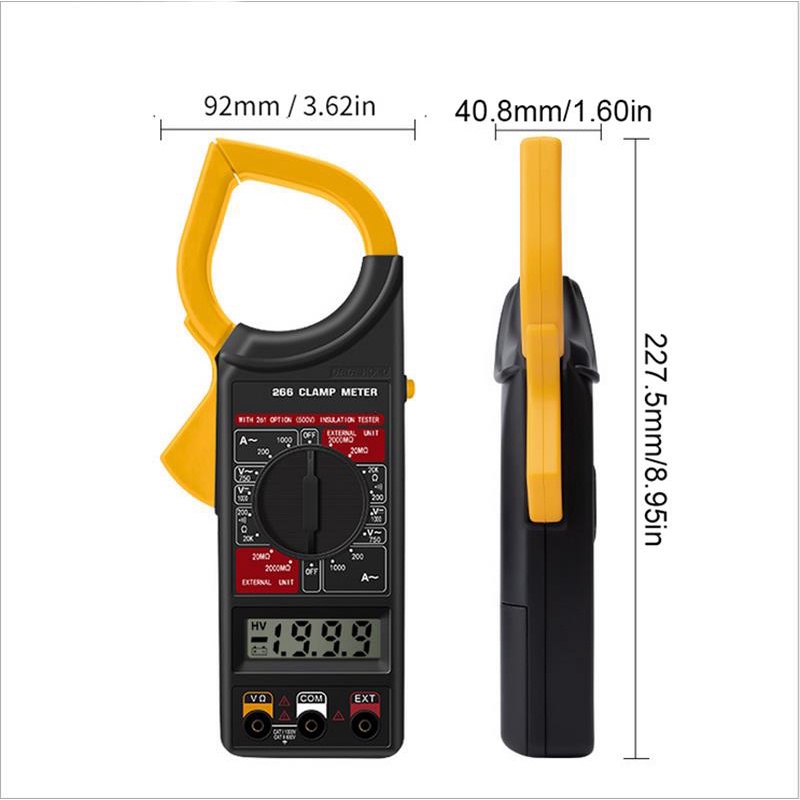 Digital DT266 / Digital Clamp Multimeter - Digital Multimeter