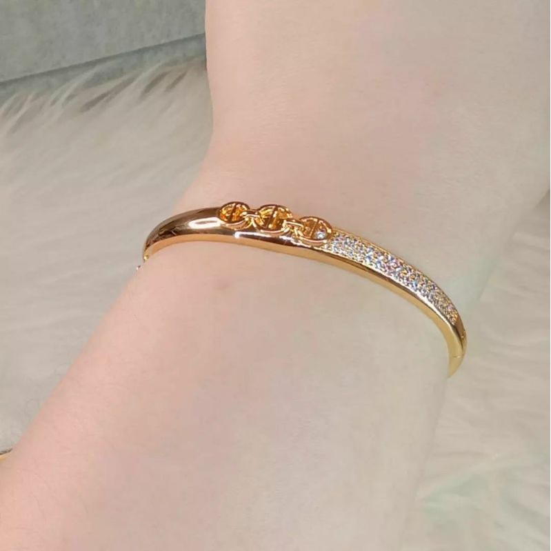 La Vienne - Gelang Bangle Titanium Wanita - Gusyaa