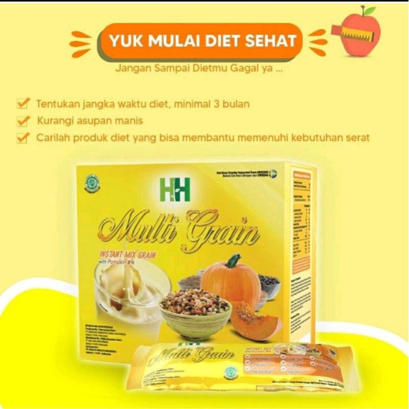 

( COD)Hh Multigrain Multi Grain Solusi Kolesterol Diabetes 500 gram b