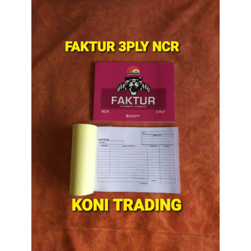 

BUKU FAKTUR PENJUALAN 3 PLY NCR (PAPERLINE)