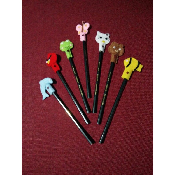 

PENSIL HIAS TUTUP FLANEL KARAKTER HEWAN LUCU IMUT MURAH
