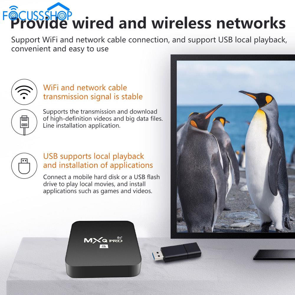 Network Tv Receiver 5g Media Player Smart Tv Box Wifi Youtube Set Top Box 4k Shopee Indonesia