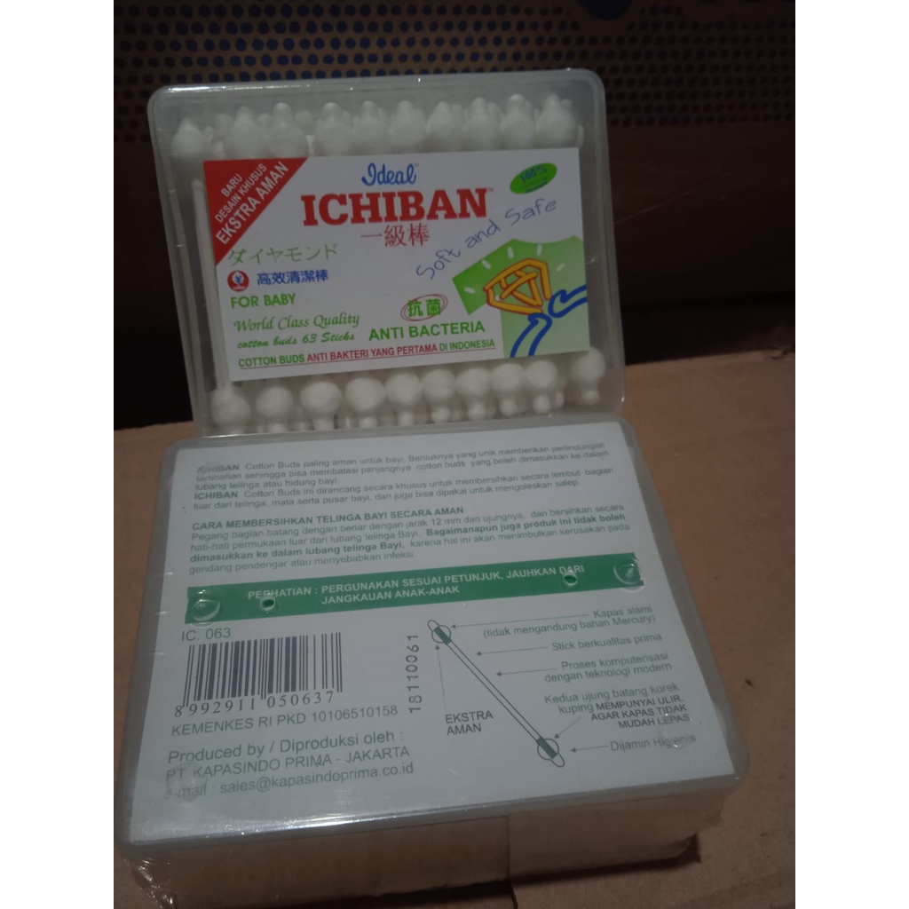 Ichiban Cotton Buds Extra Aman