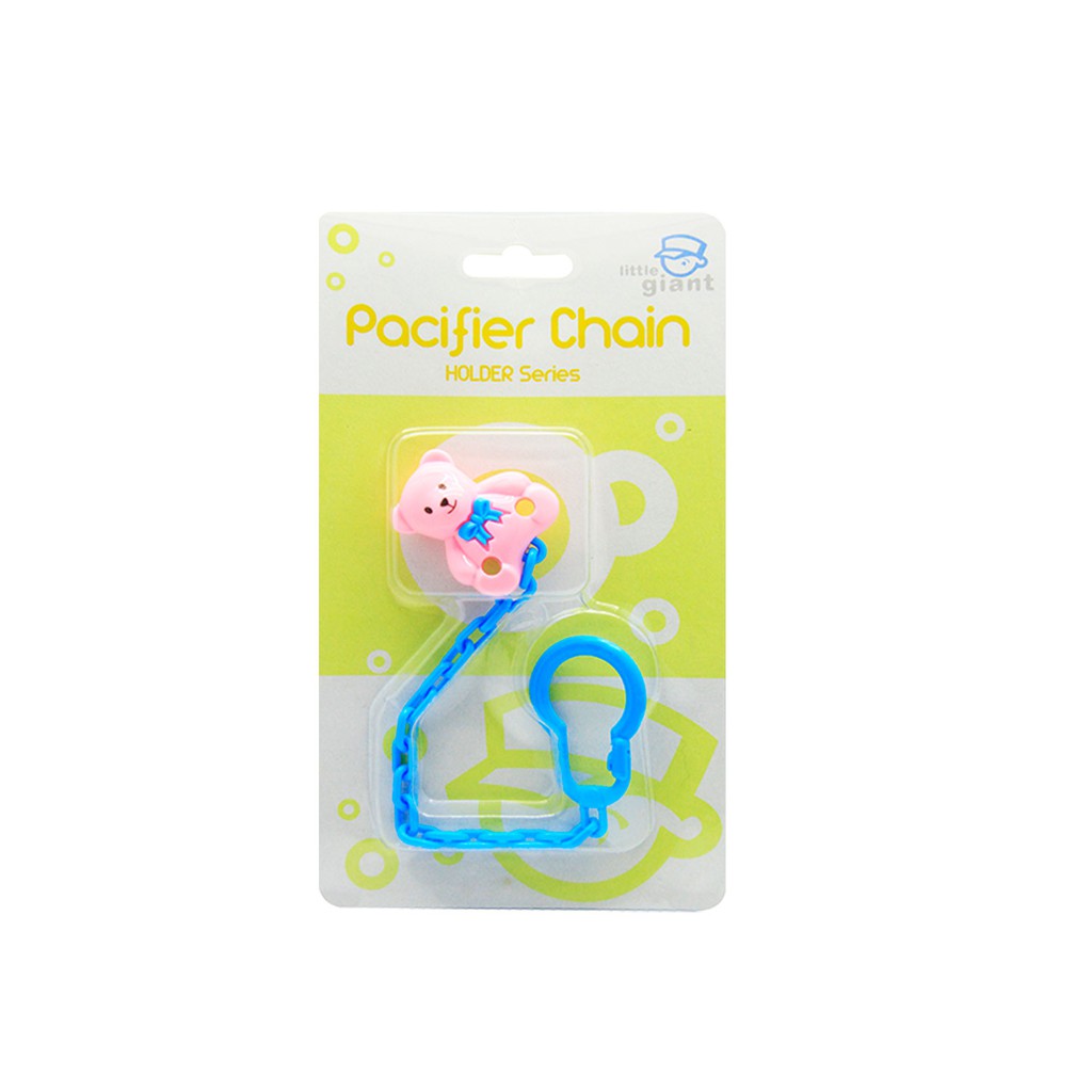 

Little Giant Pacifier Chain Dot Bayi Dengan Rantai Bear