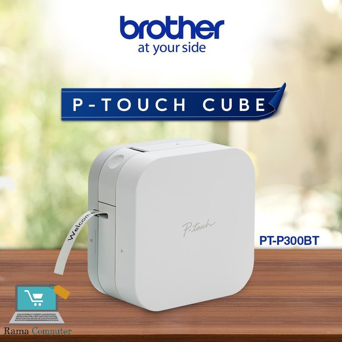 Brother P-touch Cube PT-P300BT Printer Label