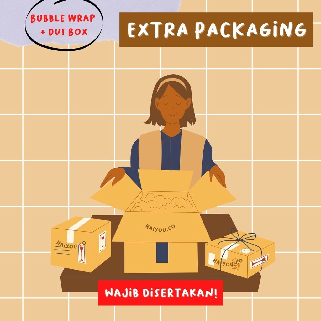 

BUBBLE WRAP + DUS (WAJIB DISERTAKAN)