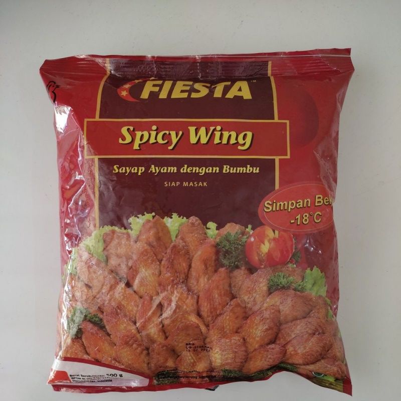 

Fiesta Spicy Wing Sayap Ayam dengan Bumbu 500g