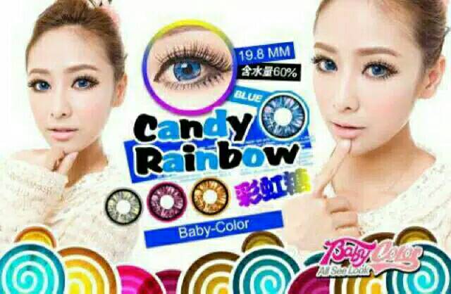 Murahhhh Softlens Candy Rainbow 19.8mm Original