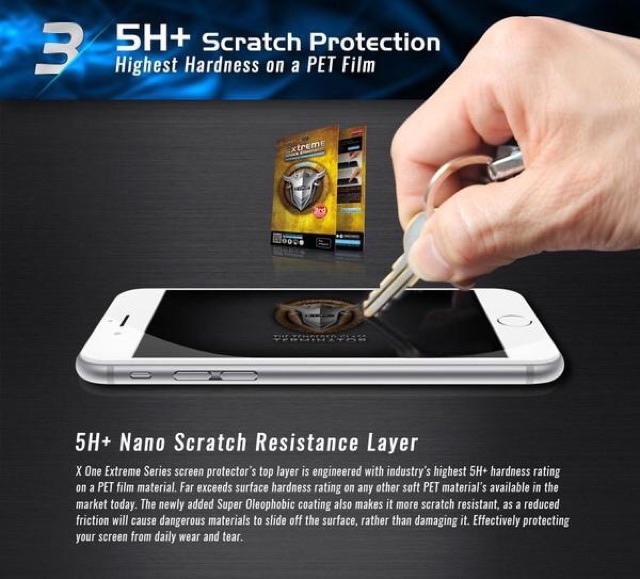 Iphone 5 / 5s X One Extreme shock eliminator screen protector