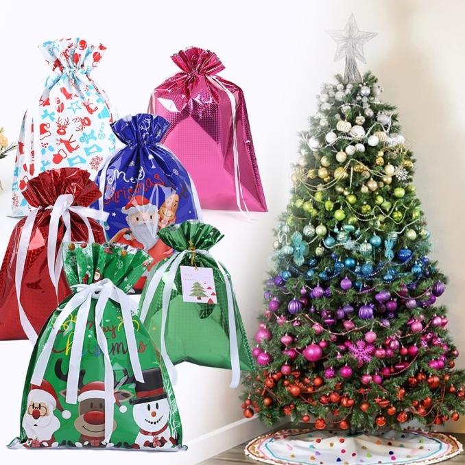 

30PCS GIFT DRAWSTRING BAGS CHRISTMAS PRESENT WRAP WEDDING BI DGFXG6563