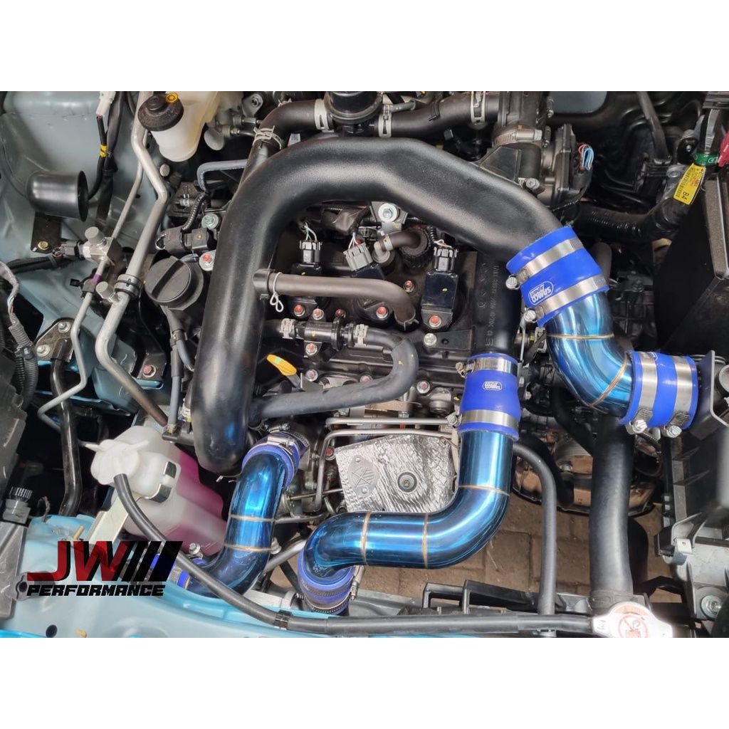 PIPA INTERCOOLER RAIZE ROCKY TURBO TITANIUM BURN TIP