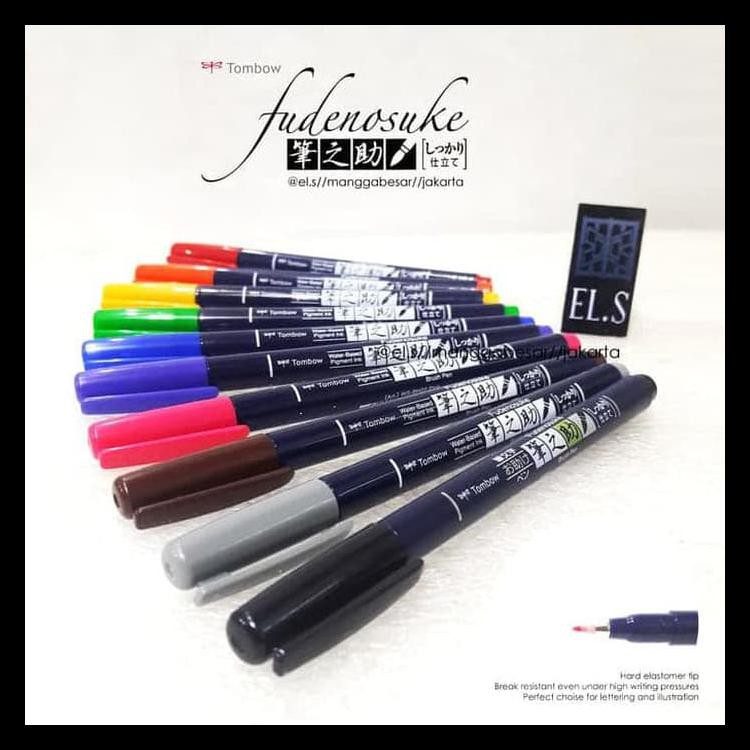 

Diskon Tombow Fudenosuke Brush Pen Hard Color Terjamin