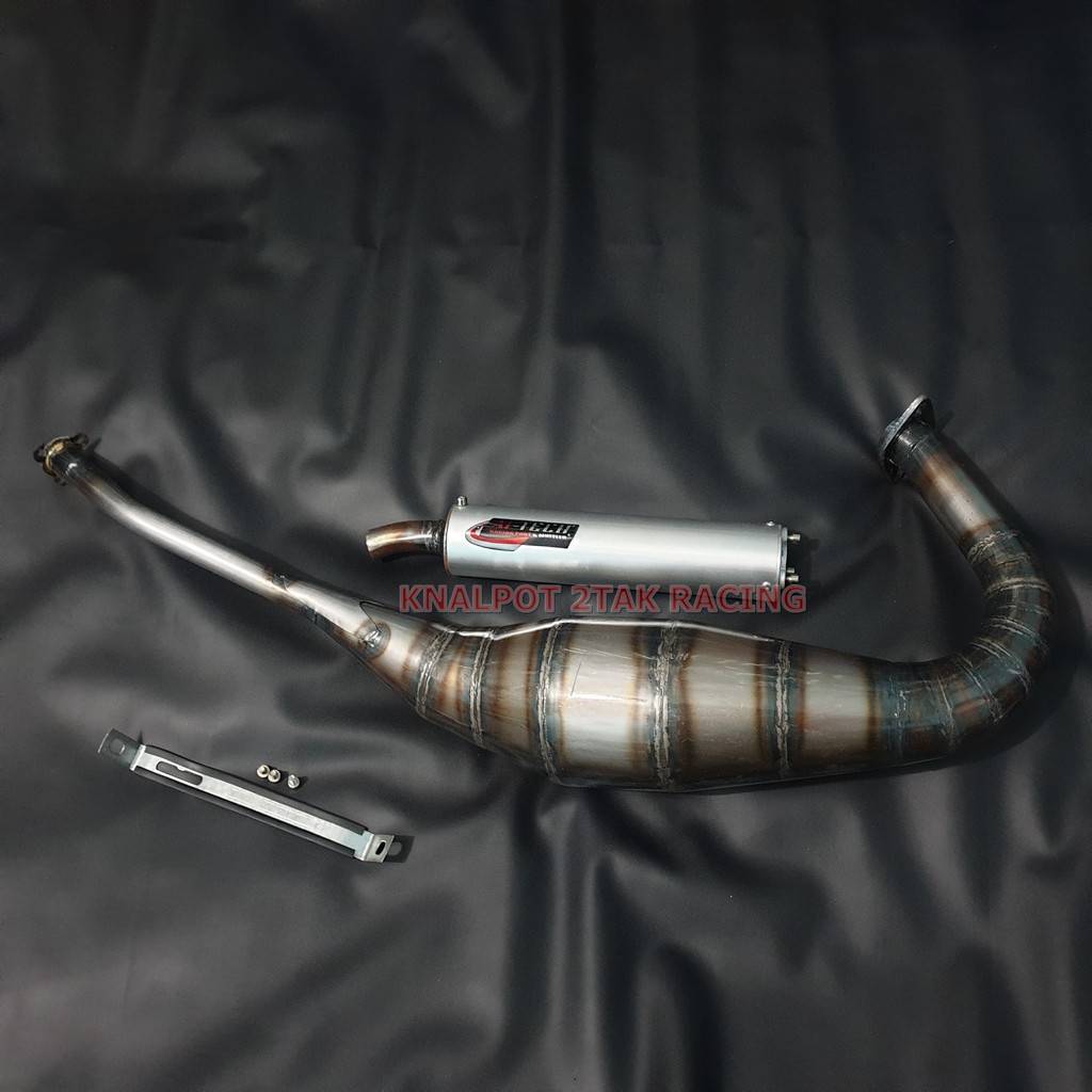 Knalpot Aitech Racing Ninja RR SS R 2tak Plat Galvanis