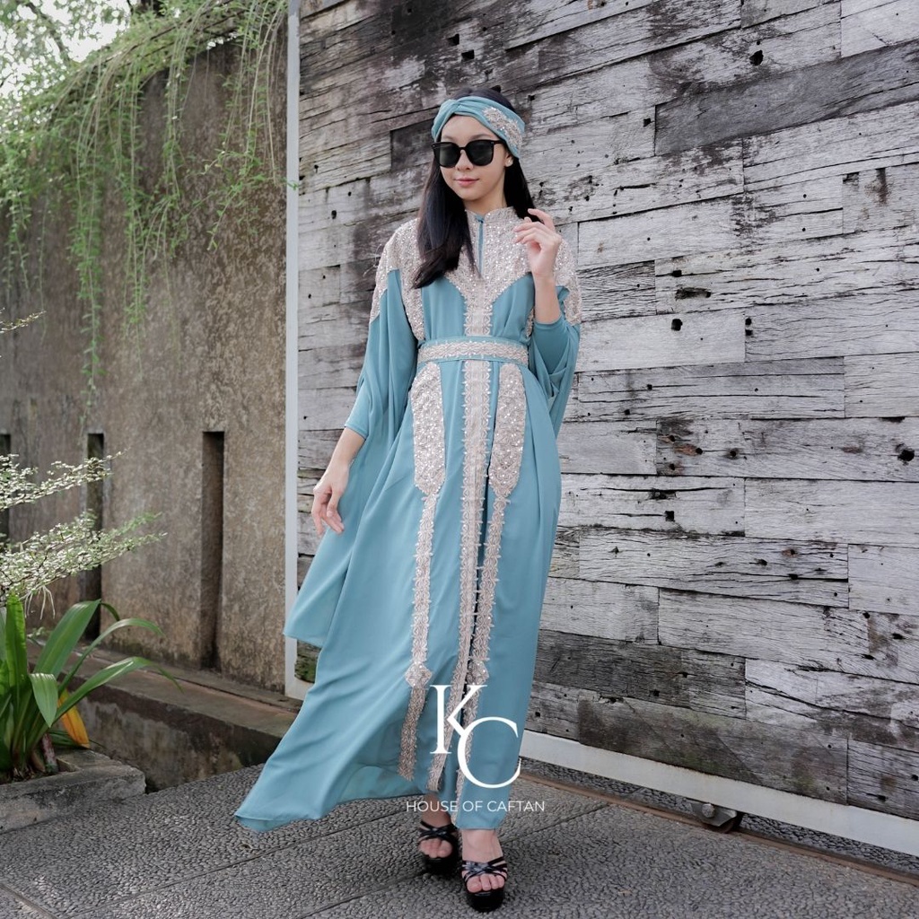 KCJ - Kaftan MEERA (Free Inner Gamis)