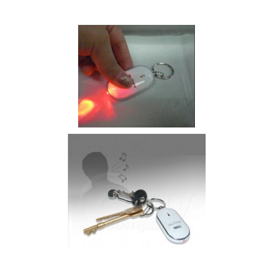 Gantungan Kunci Siul Anti Hilang Lupa Key Finder Keychain Senter LED