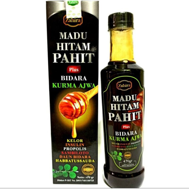 

Madu Hitam Pahit (Zahira) Plus Bidara 470 gram