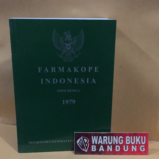 Buku Farmakope Indonesia Edisi 3 Tahun 1979
