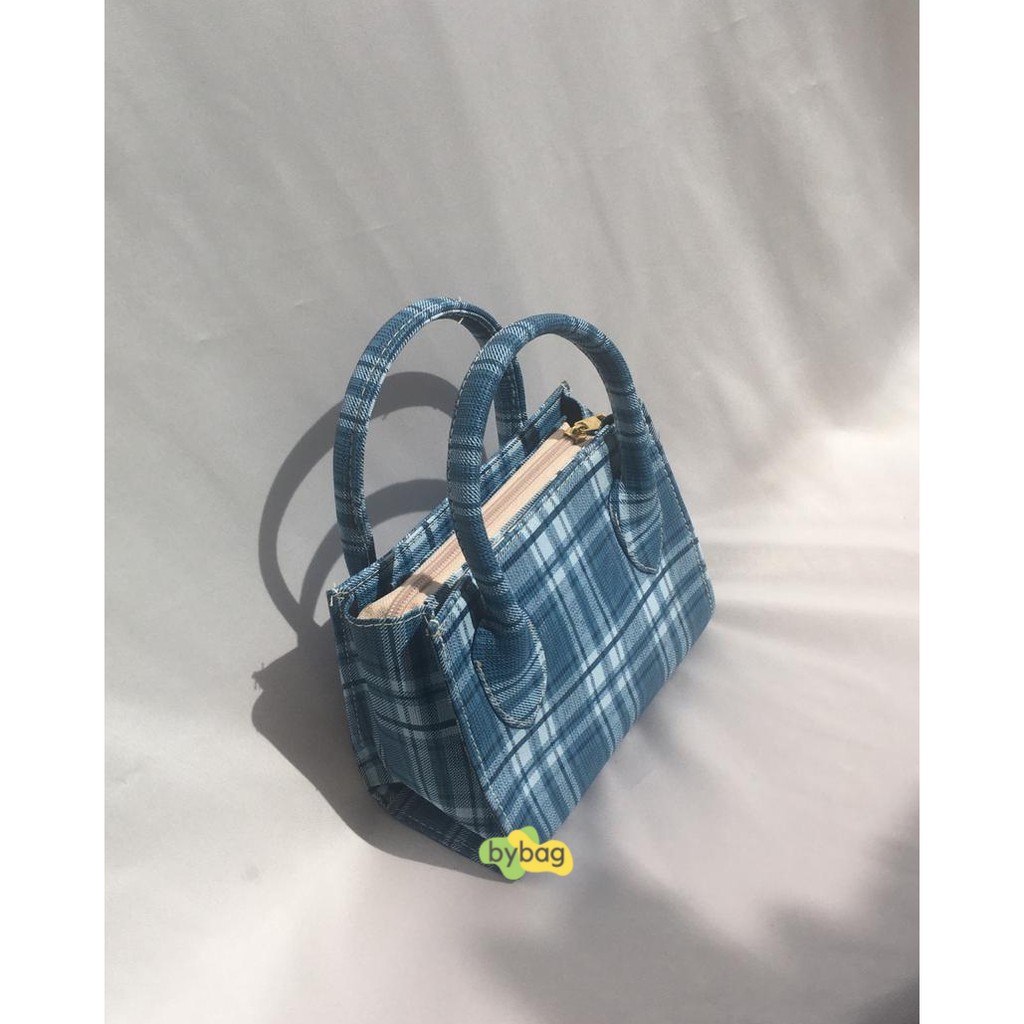 Mizu Bag -  Retro Korean Sling Bag-Steel Blue