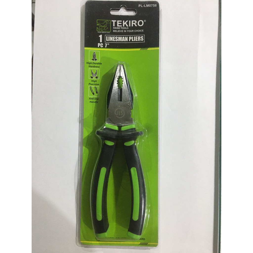 TANG KOMBINASI  TEKIRO 7 INCH TEKIRO / LINESMAN PLIERS