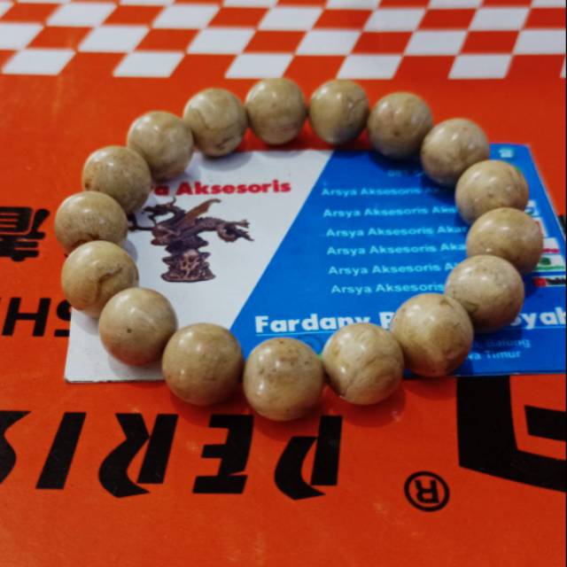 GELANG AKAR BAHAR PUTIH BUTIRAN