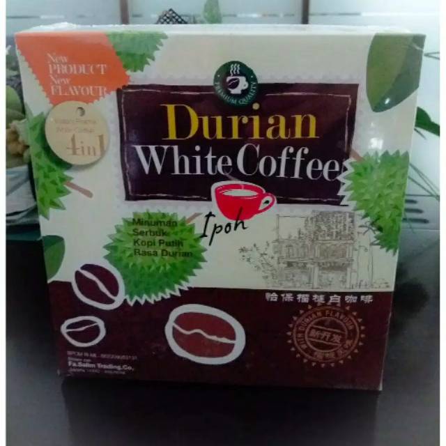

Ipoh WHITE COFFEE 4 IN 1 RASA DURIAN