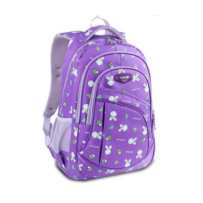 Tas Ransel Sekolah KELINCI JAMUR LUCU polka for a queen stuff SD SMP SMA KULIAH Travel Bag