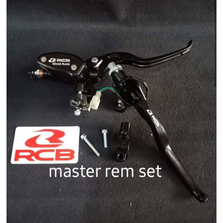 Master rem RCB Oval &amp; handle kopling set Rcb cbr R15 ninja 150 vixion satria fu Aerox rx king r25