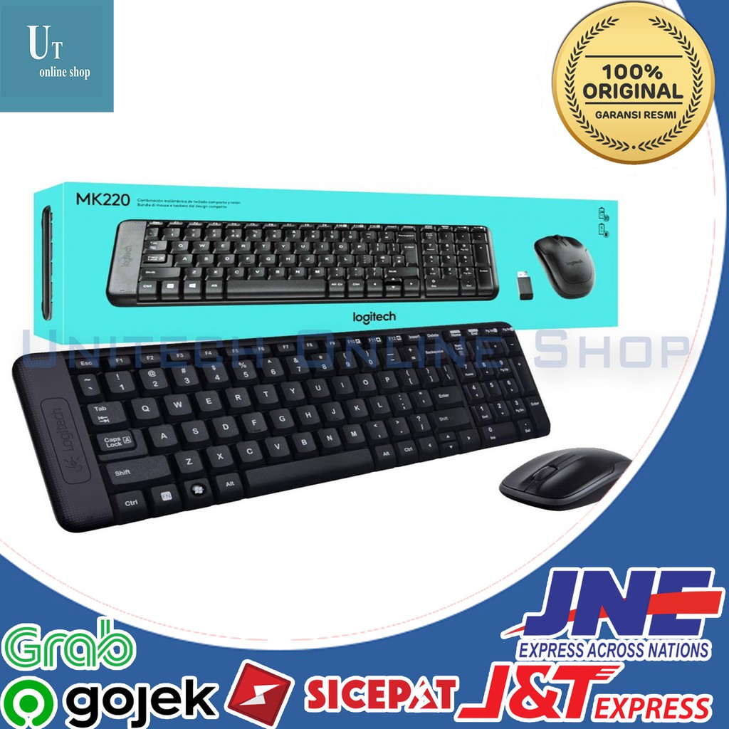 KEYBOARD MOUSE WIRELESS LOGITECH MK215 MK220