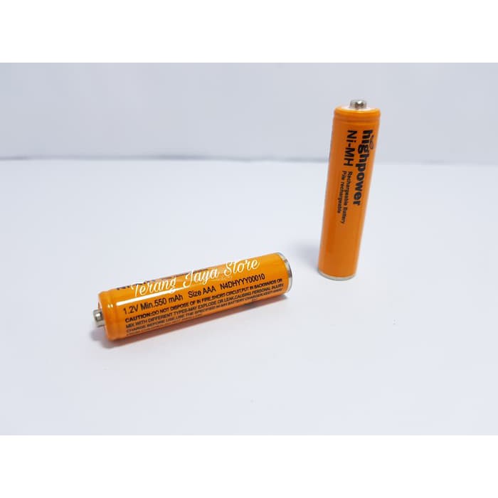

Baterai Charge Highpower AAA 550mAh Battery NI-MH N4DHYYY00010