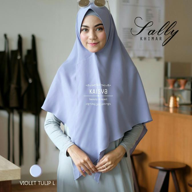 >>Terlaris<< Sally Khimar Size M Kaisya Hijab Syari Instan Softpad Antem Adem <<
