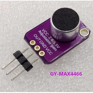 GY-MAX4466 Electret Microphone Amplifier MAX4466 with Adjustable Gain