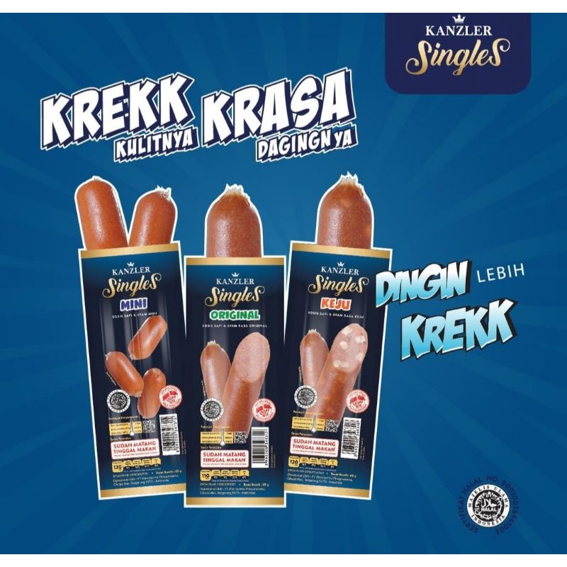 

Kanzler Sosis Singles Original 65gr - 1PC