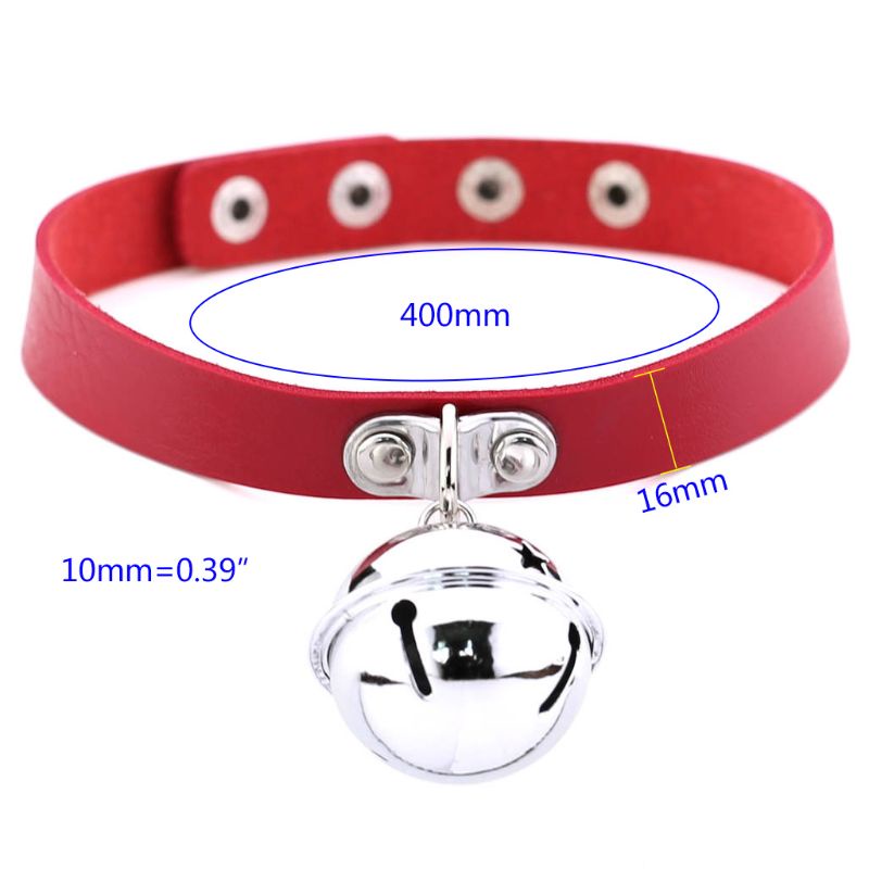 Siy Kalung Choker Bahan Kulit Imitasi 16 Warna Gaya Gothic Punk Rock Untuk Wanita